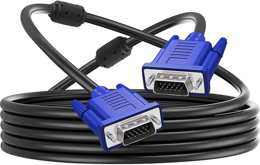 PASOW VGA to VGA Monitor Cable HD15 Male to Male by PASOW