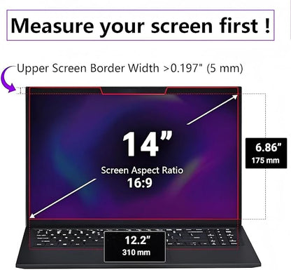 14-inch magnetic privacy screen, suitable - Image 2