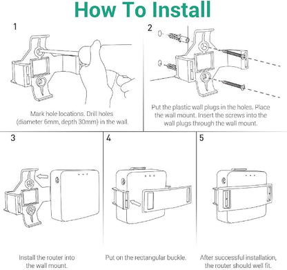 GL.iNet WiFi Router Holder Wall Mount - Image 7