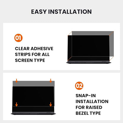 HD Laptop Privacy Screen 14 inch, Upgraded Laptop Privacy Screen - Image 7