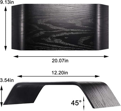 SAMDI Wooden Computer Monitor Stand, Desktop Accessories, Laptop Stand - Image 4