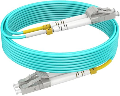 Multimode Fiber LC to LC, 3m OM3, Options 7in~500ft, LC Fiber Patch Cable by RamboCables