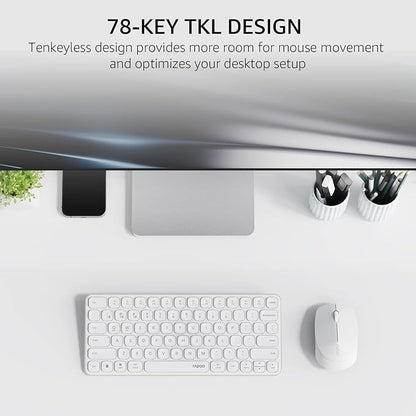 Rapoo 9010M Multi-Device Keyboard and Mouse Combo, 2.4GHz/Bluetooth 5.0/4.0 - Image 3