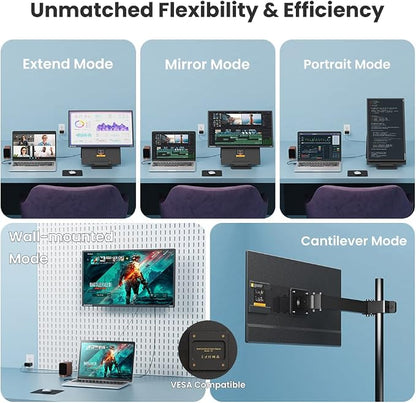 Hyangin 2025 Upgraded 24 Inch Large Portable Monitor - Image 4