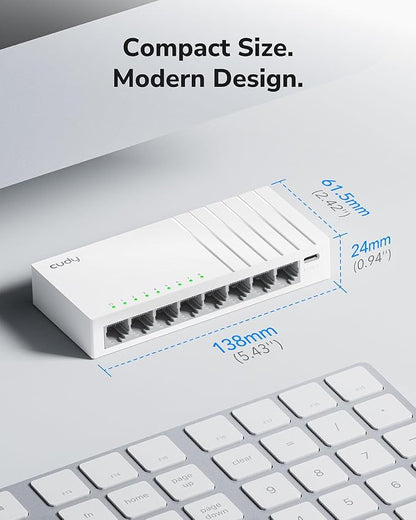 Cudy GS108U 8 Port Gigabit Ethernet Switch - Image 7