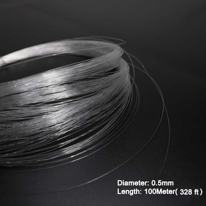 AZIMOM PMMA Plastic End Glow Fiber Optic Cable 0.5mm 100m/Roll - Image 5