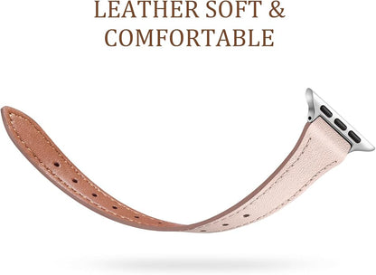 Charlam Slim Leather Band Compatible - Image 3