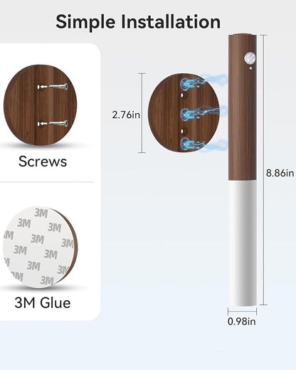 iThird Battery-Operated Wall Sconce Wall Lights: 2200mAh Rechargeable Motion - Image 9