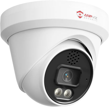 Anpviz UltraHD 4K IP Turret PoE Camera Outdoor, Two Way Audio Security Camera by AnpvizSecurity