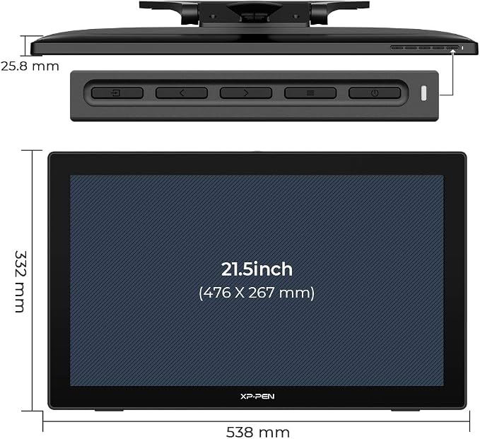 Drawing Tablet with Screen XPPen Artist 22 2nd Computer Graphics Tablet 122% - Image 5
