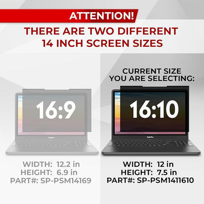 Magnetic Laptop Privacy Screen 14 Inch 16:10 - Image 3