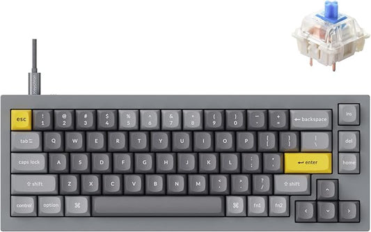 Keychron Q2 Wired Custom Mechanical Keyboard, QMK/VIA Programmable Macro by Keychron