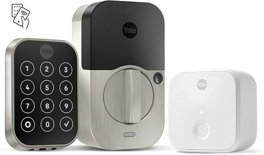 Yale Assure Lock 2 Plus Apple Home Keys, Satin Nickel Keyless Entry Door Lock - Image 2
