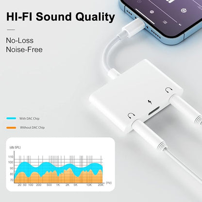 3 in 1 Dual 3.5mm Headphone Jack Adapter - Image 4