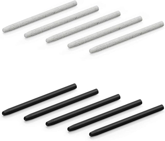 XENCELABS, 10 Pack Replacement Nibs, Contains 5 Standard Nibs, 5 Felt Nibs by XENCELABS
