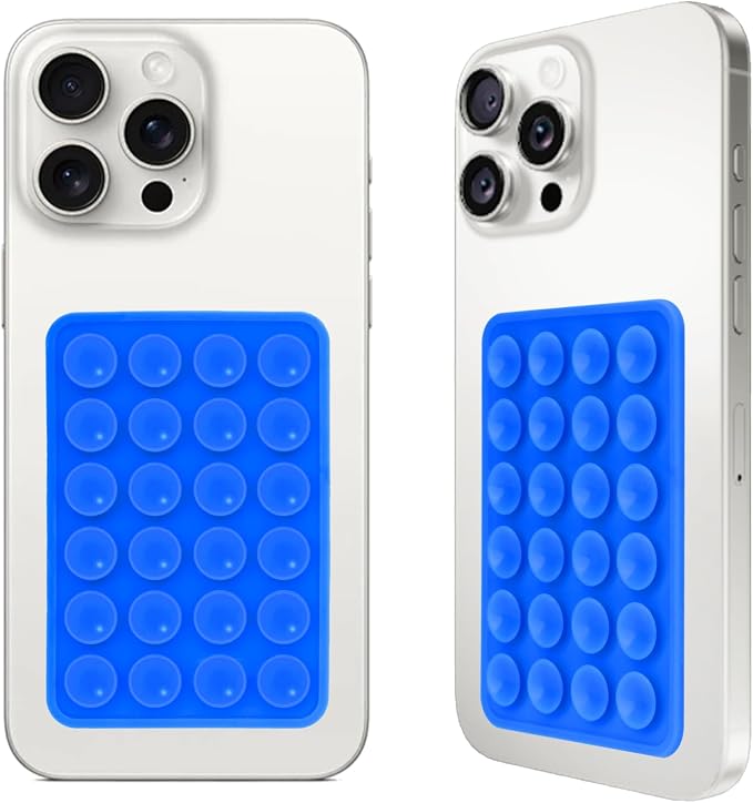 2PCS Silicone Suction Phone Case Mount, Non Slip Suction Cup, Hands-Free Phone by Giumel