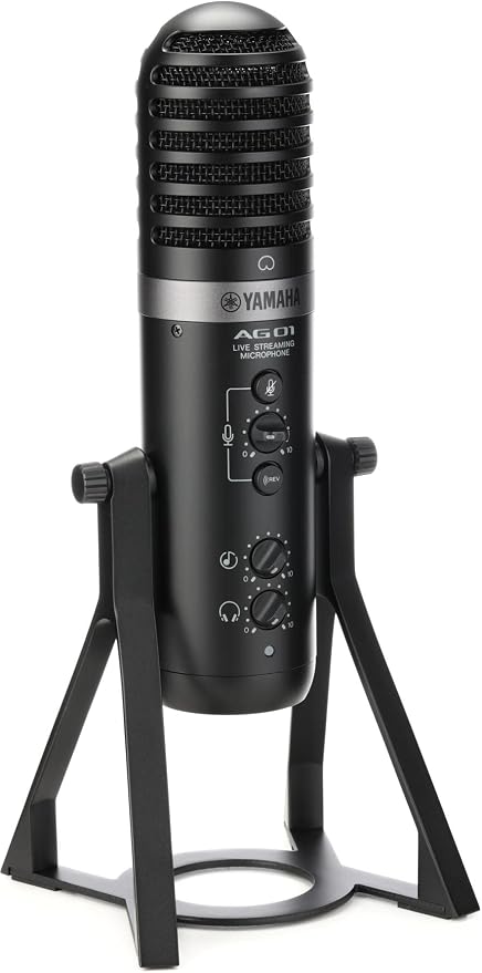 Yamaha AG01 Black USB microphone by Yamaha