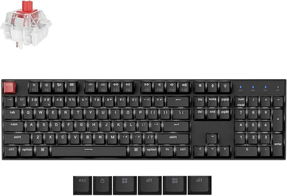 Keychron K10 Full Size Layout White LED Backlit Hot-Swappable Mechanical by Keychron