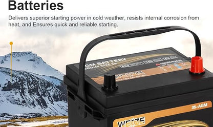 Weize Platinum AGM Battery BCI Group 35 Automotive Battery, 36 Months Warranty - Image 7