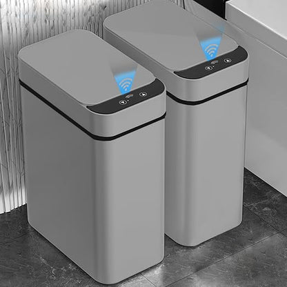 Yatmung 2 Pack - 2.5 Gallon Motion Sensor Bathroom Trash Can - Slim Smart Trash - Image 7