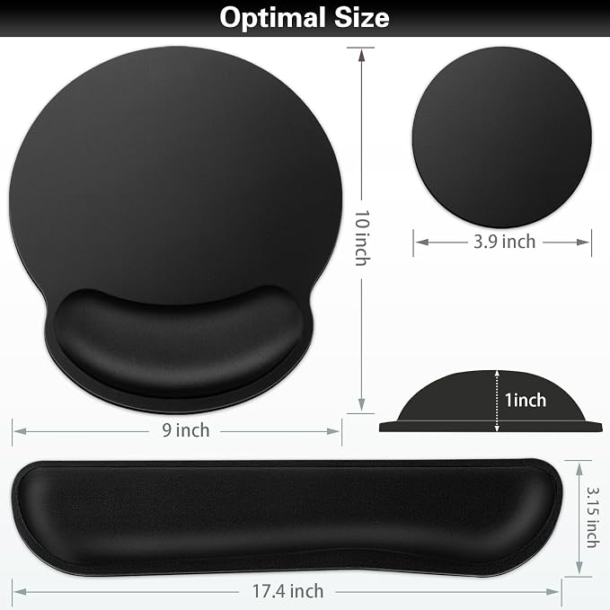 Ergonomic Keyboard Wrist Rest, Mouse Pad - Image 6