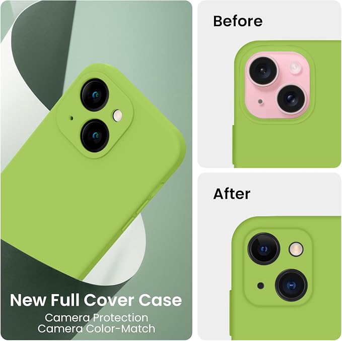 FireNova Designed for iPhone 15 Plus Case, Silicone Case with, Soft - Image 3