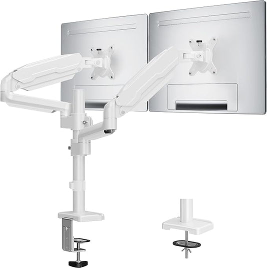 MOUNT PRO Dual Monitor Mount for 13-32" Computer Screen, Tall Monitor Stands by MOUNTPRO