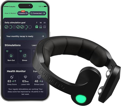 Pulsetto FIT Wellness Wearable – Relaxation, Sleep & Daily Wellness Support by Pulsetto