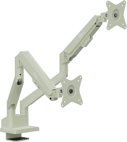 Pixio PS1D Wave Mint Dual Monitor Arm Stand Desk Mount by Pixio