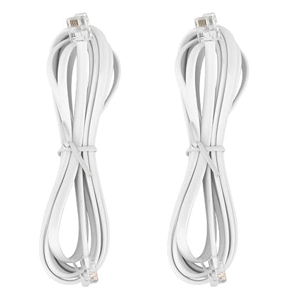 LanSenSu RJ12 Cable Phone Cord RJ12 6P6C Male to Male Straight Wired by LanSenSu