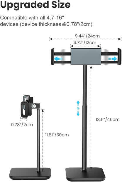 tounee Portable Monitor & Tablet Holder Stand, 4.4lb Holding Strength, Height - Image 6