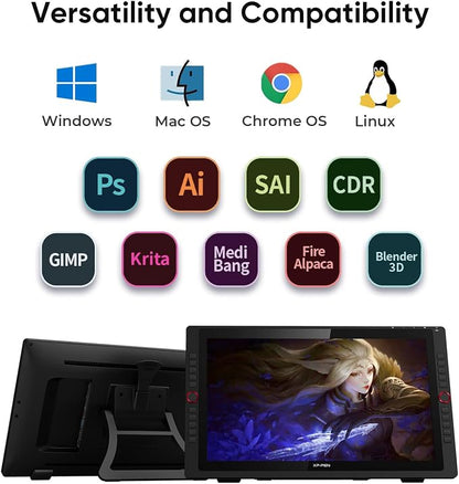 XPPen Artist 24 Pro 2.5K QHD Drawing Tablet - Image 7