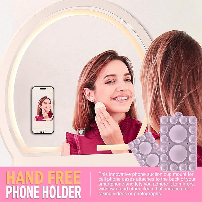 Double Sided Silicone Suction Phone Holder Mount, Compatible - Image 8