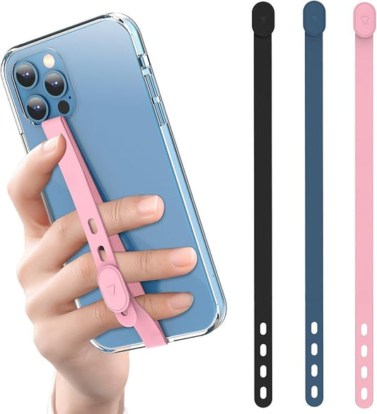 3 PCS Phone Loop Strap Clip Finger Grip Holder Stretchable Flexible Elastic by Casecond