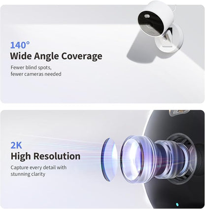 Aqara G100, 2K Indoor/Outdoor Security Camera, HomeKit Secure Video, 2-Way Audio - Image 2