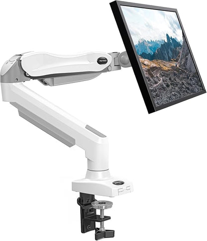 HUANUO Single Monitor Mount, 13 to 32 Inch Gas Spring Monitor Arm, Adjustable by HUANUO