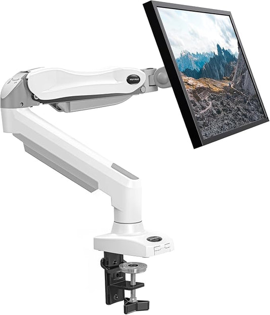 HUANUO Single Monitor Mount, 13 to 32 Inch Gas Spring Monitor Arm, Adjustable by HUANUO