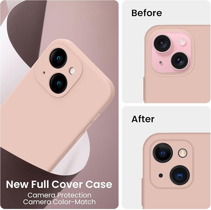 FireNova Designed for iPhone 15 Plus Case, Silicone Case with, Soft - Image 3
