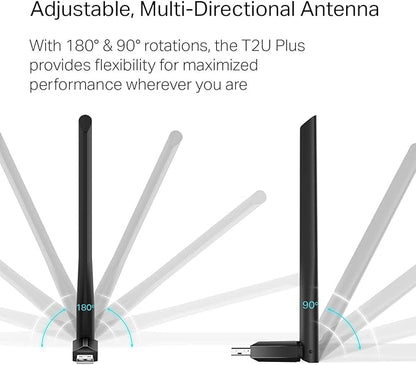 TP-Link AC600 USB WiFi Adapter for Desktop PC- Wireless Network Adapter for - Image 3