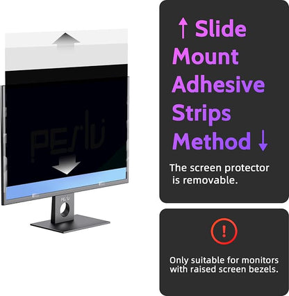 Privacy Screen Adhesive Strips and Slide Mount Tabs - Image 3