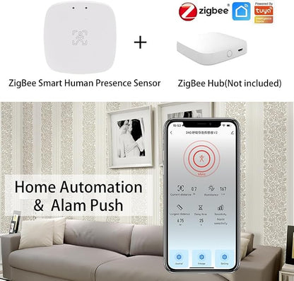 Presence Sensor, WenzhiIoT Smart Motion Sensor Zigbee 24 GHz Radar MmWave - Image 3