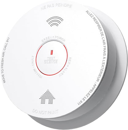 Smoke Detector Carbon Monoxide Detector Combo 10 Year Battery by SITERWELL