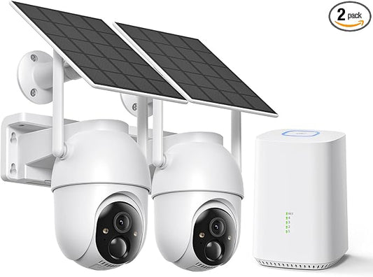 SEHMUA-4MP Security Cameras Wireless Outdoor, No Subscription Required by SEHMUA