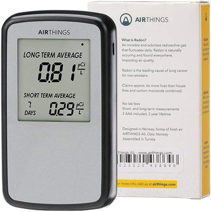 Airthings Corentium Home Radon Detector 223 Portable, Lightweight, Easy-to-Use - Image 5
