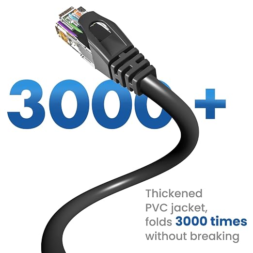 Ultra Clarity Cables Cat6 Ethernet Cable 6 Feet 6 Pack, High-Speed 10Gbps 500Mhz - Image 8