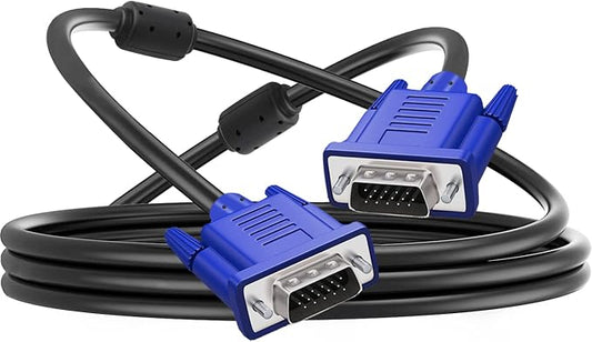 PASOW VGA to VGA Monitor Cable HD15 Male to Male by PASOW