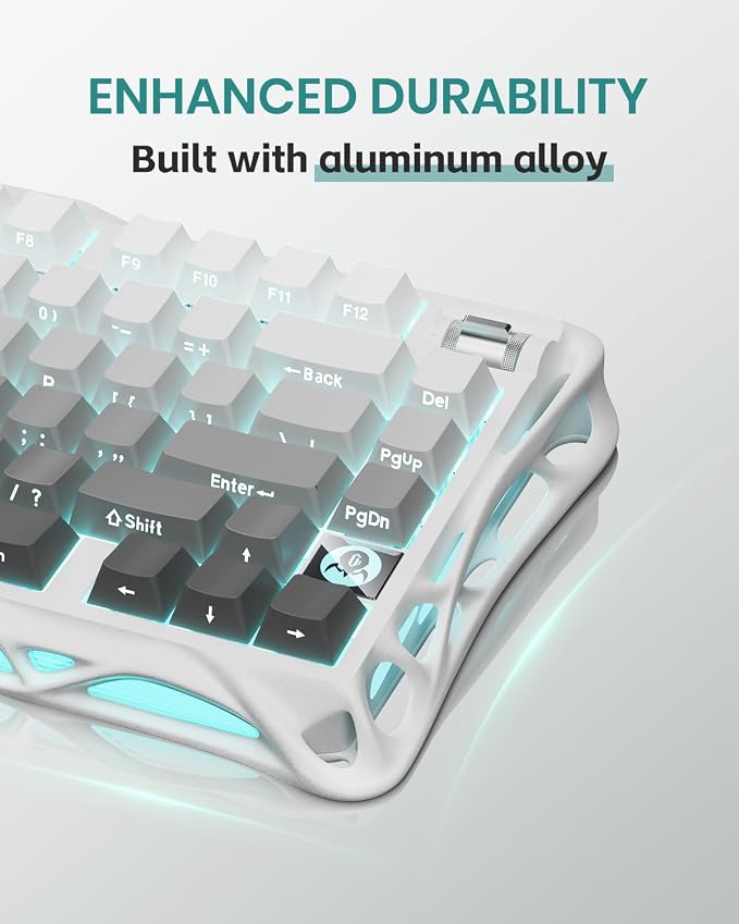GravaStar Mercury K1 75% Wireless Mechanical Gaming Keyboard, Aluminum Alloy - Image 3