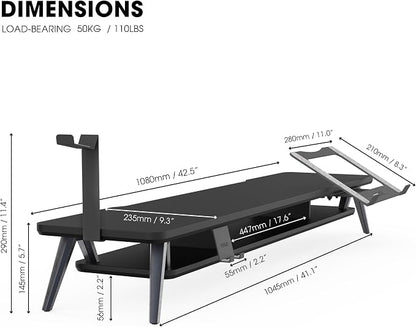 Fenge Dual Monitor Stand, Monitor Riser - Image 5