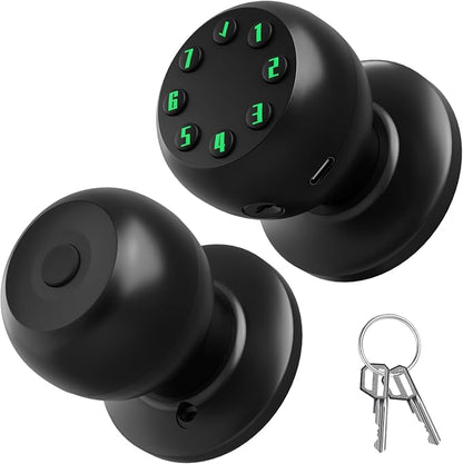 Smart Keypad Door Knob, Keyless Entry Door Lock by RAFECIEE
