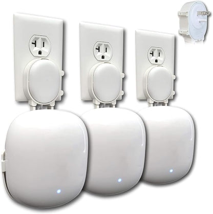 The Nest WiFi Pro Genie Wall Mount Outlet Holder Stand | Lowest Profile | Open by MountGenie